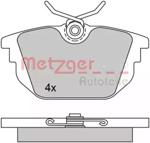 Комплект тормозных колодок METZGER 1170497