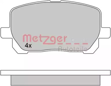 Комплект тормозных колодок METZGER 1170616