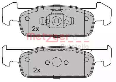 Комплект тормозных колодок METZGER 1170791