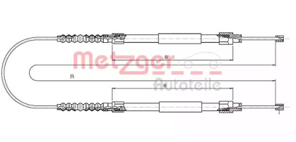 Трос METZGER 1171.11