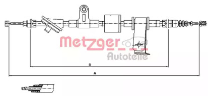 Трос METZGER 12.0101