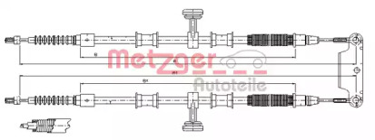 Трос METZGER 12.0710