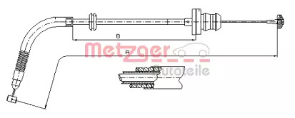 Трос METZGER 12.7302