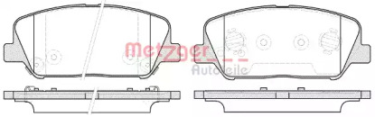 Комплект тормозных колодок METZGER 1170780