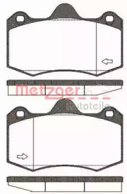 Комплект тормозных колодок METZGER 1404.00