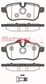 Комплект тормозных колодок METZGER 1170783