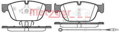 Комплект тормозных колодок METZGER 1451.01