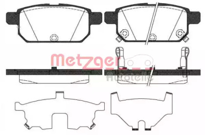 Комплект тормозных колодок METZGER 1471.02