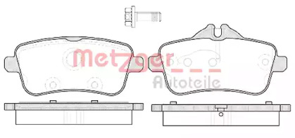 Комплект тормозных колодок METZGER 1503.00