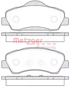 Комплект тормозных колодок METZGER 1530.00