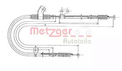 Трос METZGER 17.0572