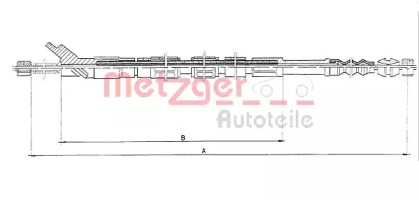 Трос METZGER 17.1441