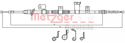 Трос METZGER 17.2299