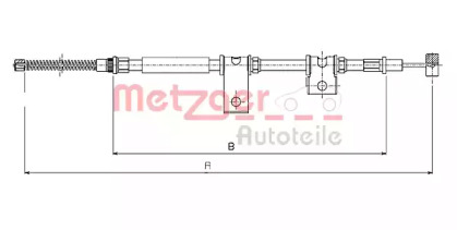 Трос METZGER 17.5016