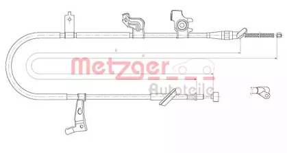 Трос METZGER 17.5060