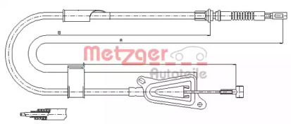 Трос METZGER 17.0123