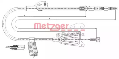 Трос METZGER 17.0124