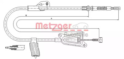 Трос METZGER 17.0126