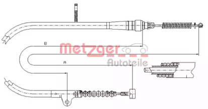 Трос METZGER 17.0202