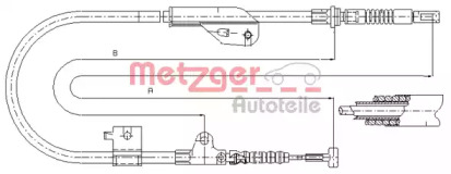 Трос METZGER 17.0236