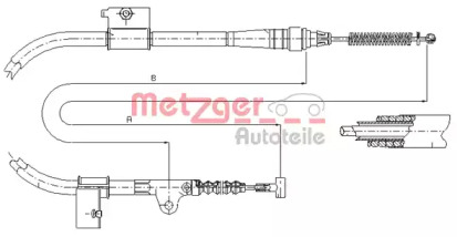 Трос METZGER 17.0331