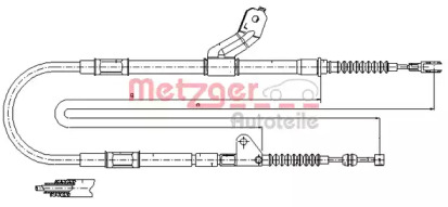 Трос METZGER 17.1418