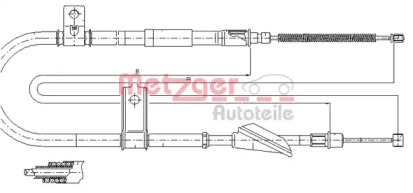 Трос METZGER 17.2514