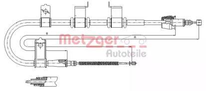 Трос METZGER 17.2542