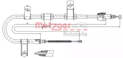 Трос METZGER 17.2543