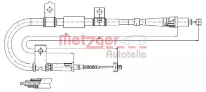 Трос METZGER 17.2551