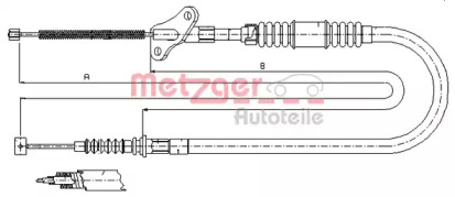 Трос METZGER 17.2720