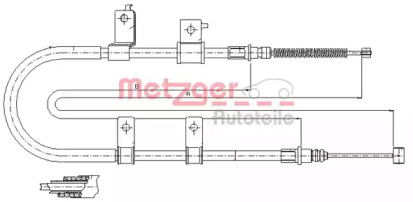 Трос METZGER 17.3505