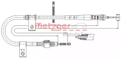 Трос METZGER 17.5041