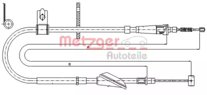 Трос METZGER 17.5045