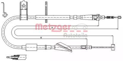 Трос METZGER 17.5046