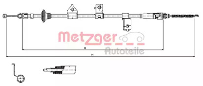 Трос METZGER 17.6027