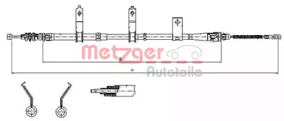 Трос METZGER 17.6031