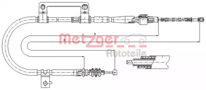 Трос METZGER 17.6041