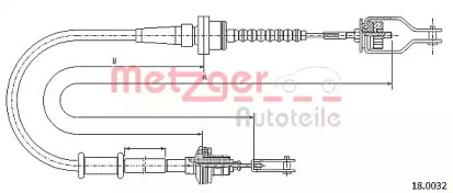 Трос METZGER 18.0032