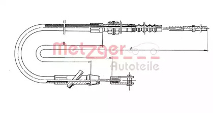 Трос METZGER 18.600