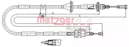 Трос METZGER 18.6112