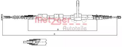 Трос METZGER 251.31