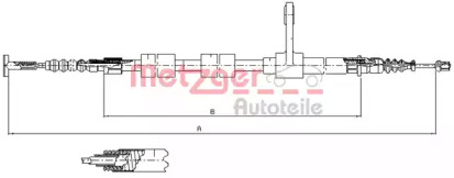 Трос METZGER 251.33