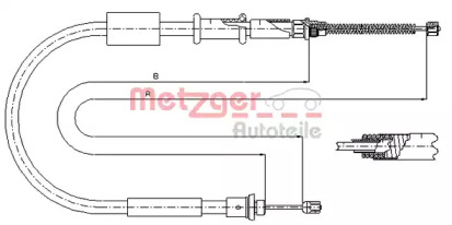 Трос METZGER 321.6