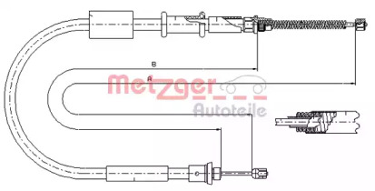 Трос METZGER 321.7