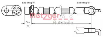 Шлангопровод METZGER 4110002