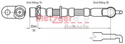 Шлангопровод METZGER 4110007