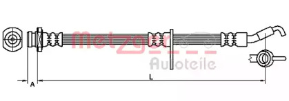 Шлангопровод METZGER 4110490