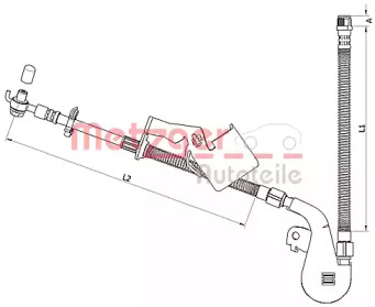 Шлангопровод METZGER 4110809