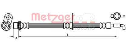 Шлангопровод METZGER 4110974